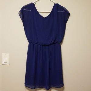 Blue casual summer dress
